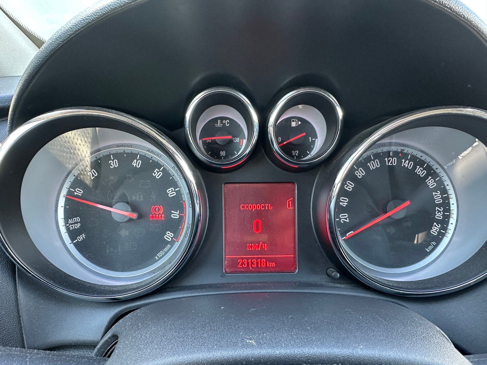 Opel Astra, J Рестайлинг 2012
