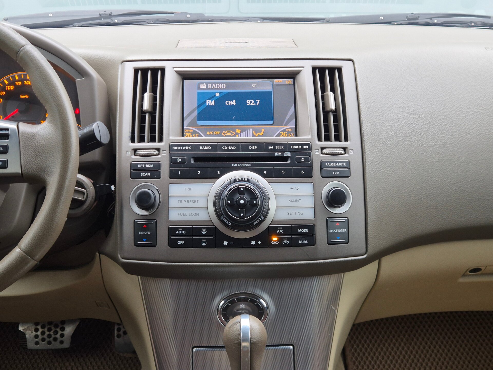 Infiniti FX, I (S50) Рестайлинг 2007